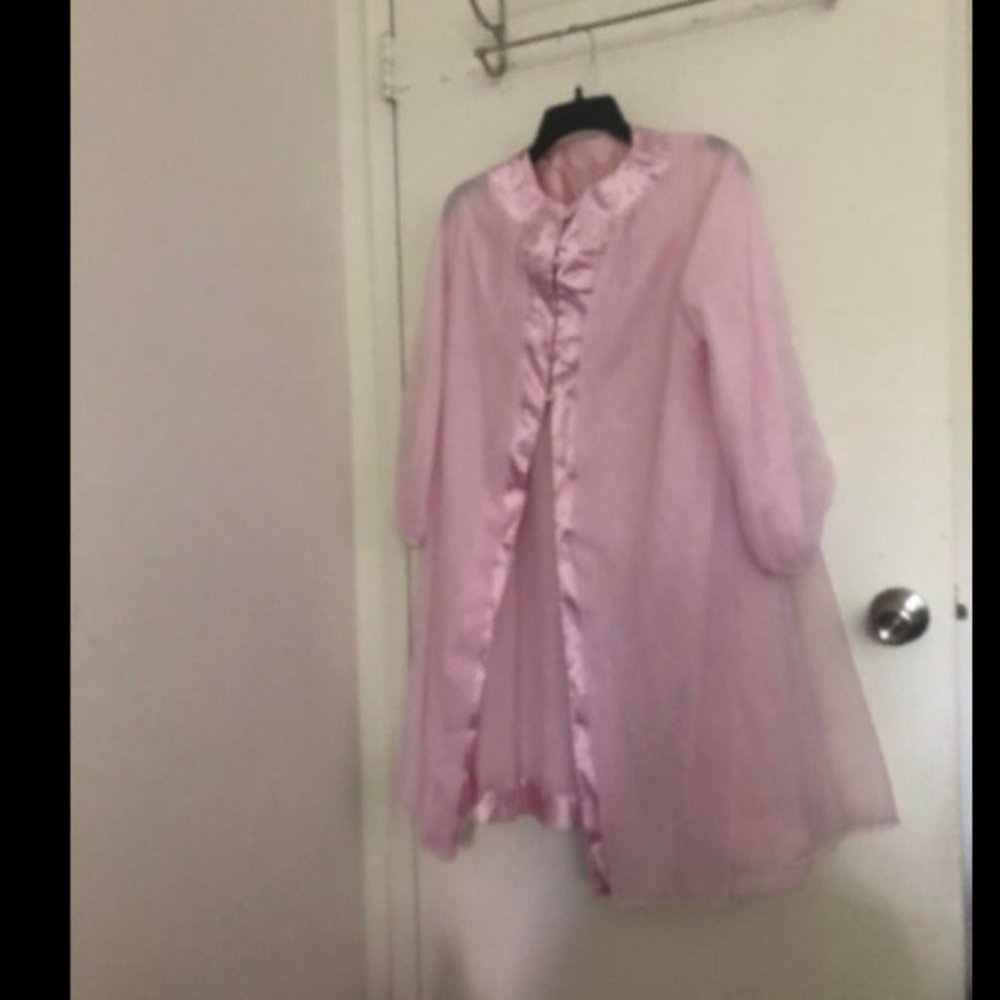 Vtg 1960s Gossard Artemis Nightgown Set